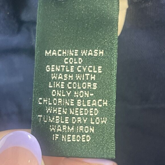Lauren Ralph Lauren Shorts Womens 8 Blue Linen Blend Lightweight Summer Preppy - Picture 5 of 8